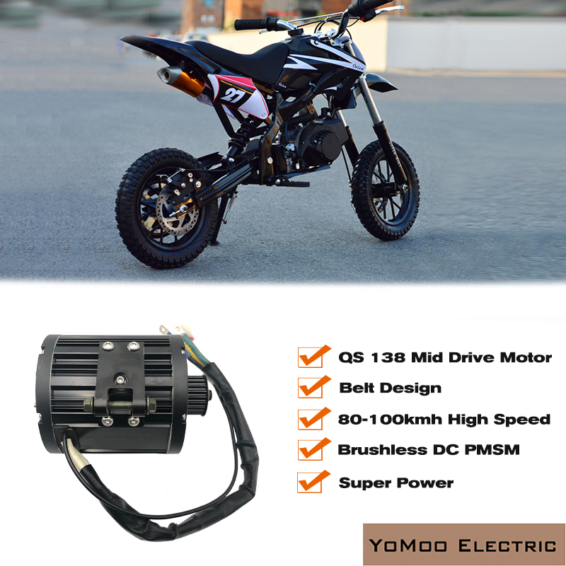72V 12000W Electric Dirt Bike - 17 inch QS138 4000W piek 12000W