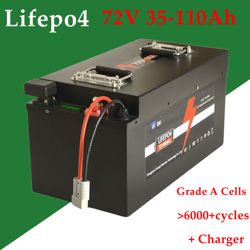 72V 60Ah Lifepo4 Battery Pack - 72V 35Ah Lithiumbatterij 40Ah 50Ah 60Ah