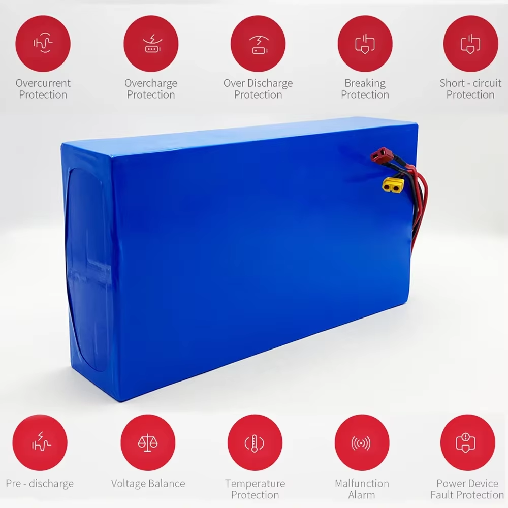 60V 30Ah Electric Scooter Battery - 18650 Lithium-ion Batterijpakket 60V 16S8P Oplaadbare
