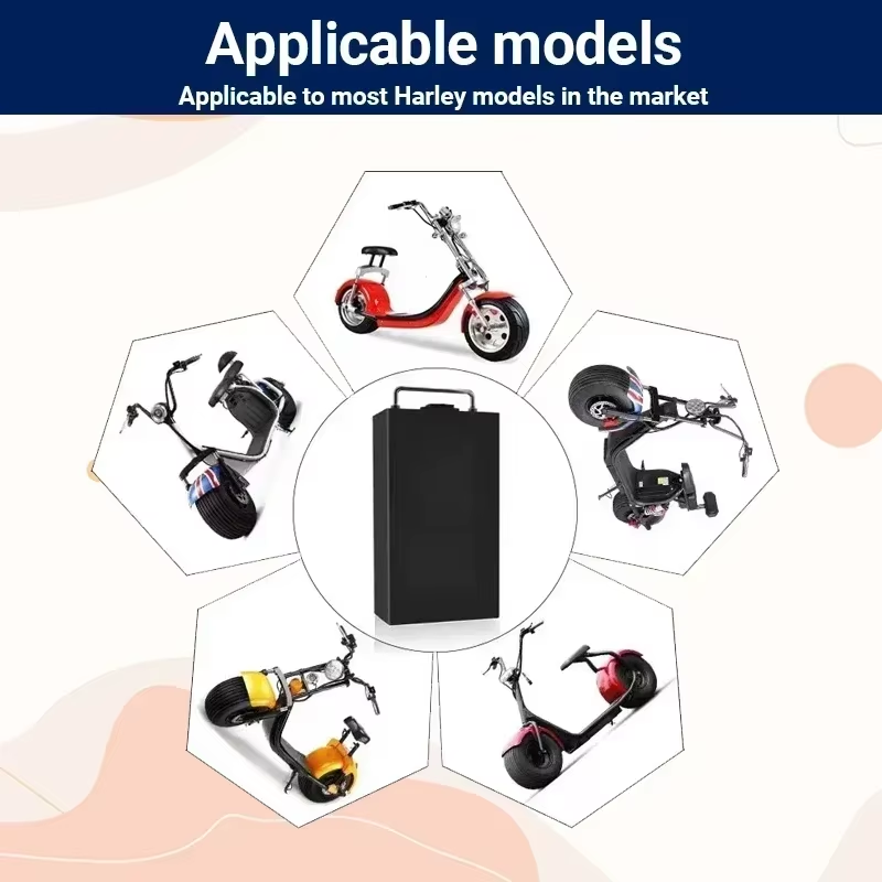 Voor Harley elektrische motorf - 60V 30Ah Electric Scooter Battery recensie en prijs