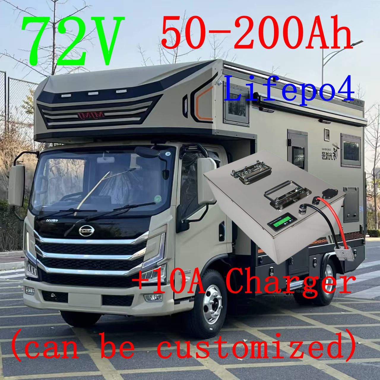 Lifepo4 72V 50Ah 60Ah 70Ah 80A - 72V 60Ah Lifepo4 Battery Pack recensie en prijs