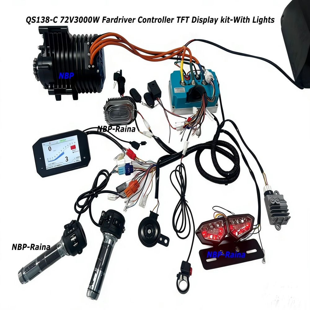 72V 3000W Mid Drive Motor Kit  - Mid Drive Motor Kit 72V 3000W recensie en prijs