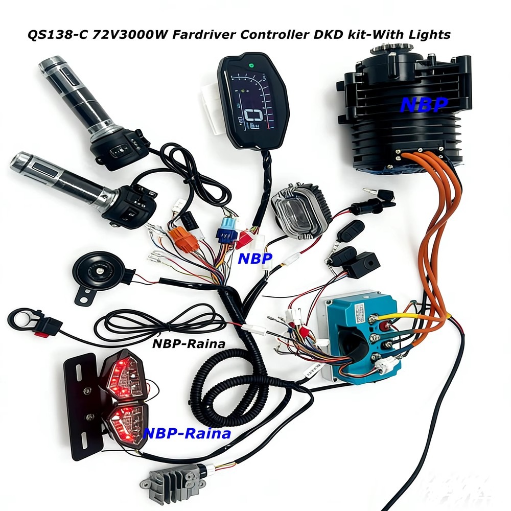 72V 3000W Mid Drive Motor Kit  - Mid Drive Motor Kit 72V 3000W recensie en prijs