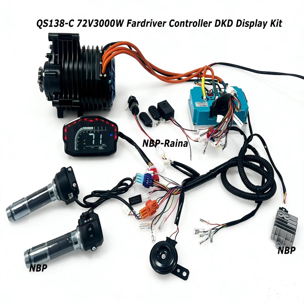 72V 3000W Mid Drive Motor Kit  - Mid Drive Motor Kit 72V 3000W recensie en prijs