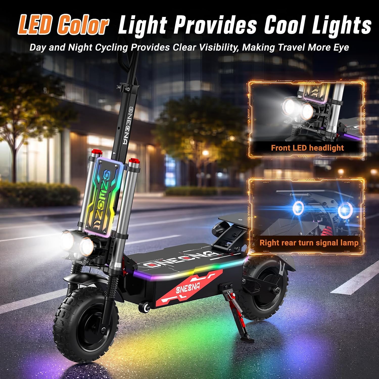 ONECNA NEW GT8PRO Elektrische  - 60V 5600W Dual Motor Electric Scooter recensie en prijs