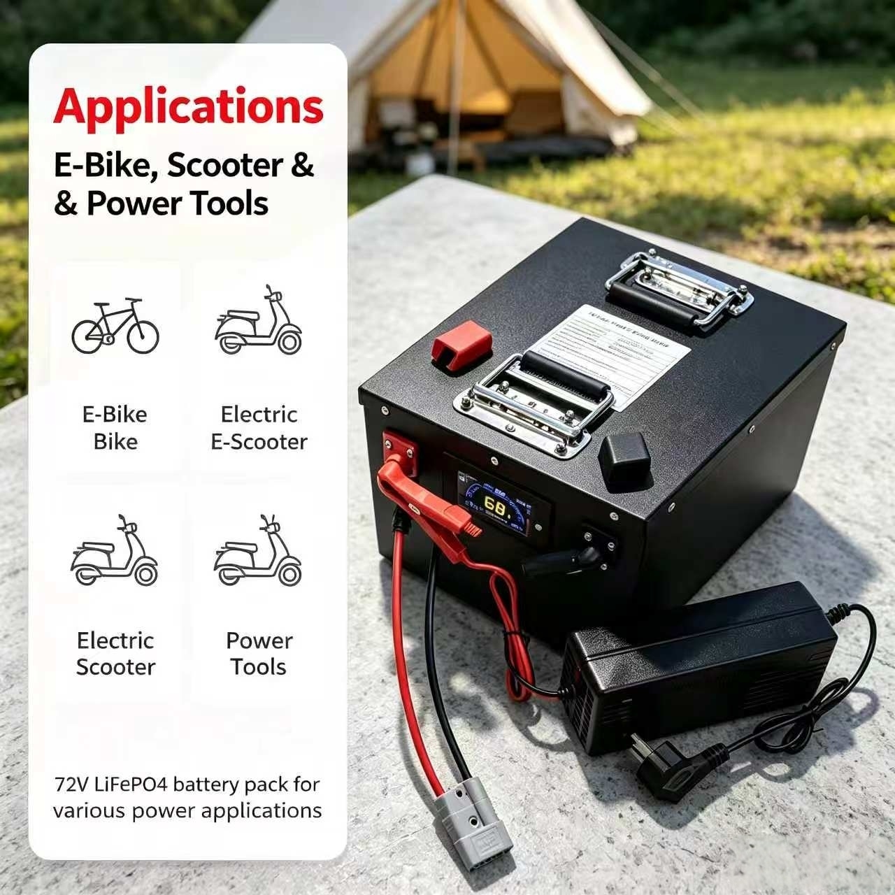 72V 50Ah 50A 60Ah 60 Ah 60A li - 72V 60Ah Lifepo4 Battery Pack recensie en prijs